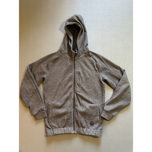 Quiksilver Adapt Travel Hoodie Full Zip Gray Snowboard Ski Small Medium - Picture 4 of 16